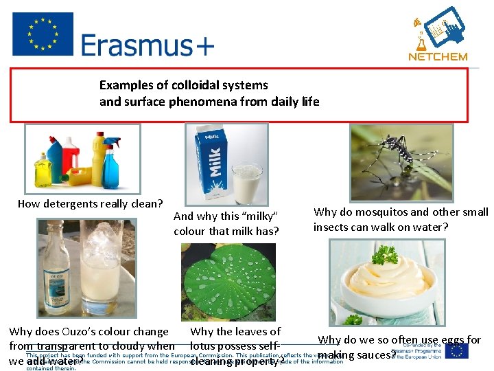 Examples of colloidal systems and surface phenomena from daily life How detergents really clean?