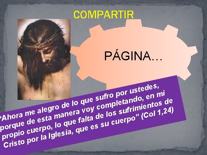 COMPARTIR PÁGINA… , s e d e st u r i o p m