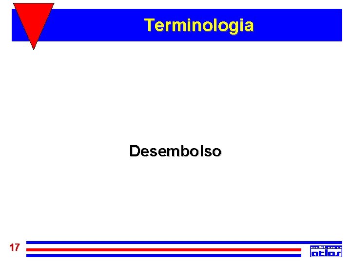 Terminologia Desembolso 17 