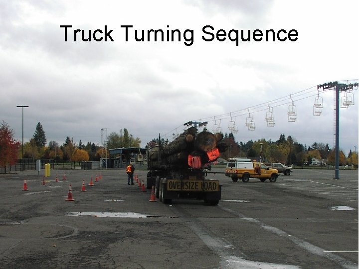 Truck Turning Sequence Truck Turning Sequence