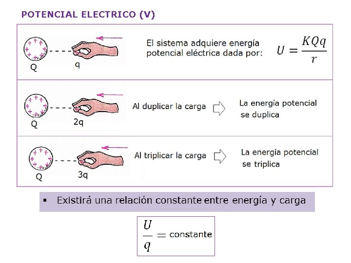 POTENCIAL ELECTRICO (V) 