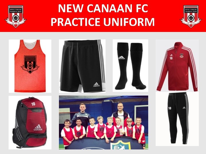 NEW CANAAN FC PRACTICE UNIFORM 