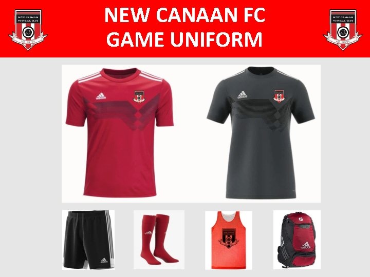 NEW CANAAN FC GAME UNIFORM 