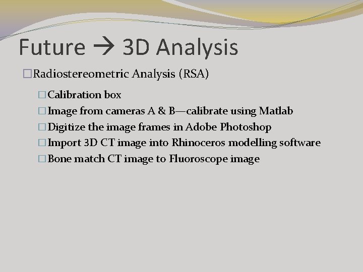 Download Carm Fluoroscopy Developing A Method For Orthotic Analysis
