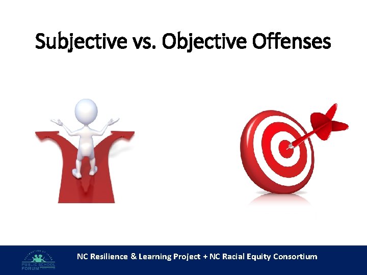 Subjective vs. Objective Offenses NC Resilience & Learning Project + NC Racial Equity Consortium