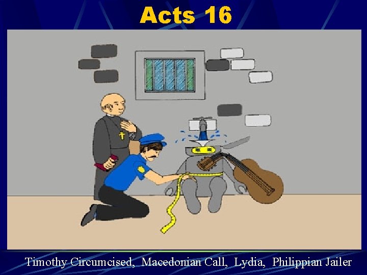 Acts 16 Timothy Circumcised, Macedonian Call, Lydia, Philippian Jailer 