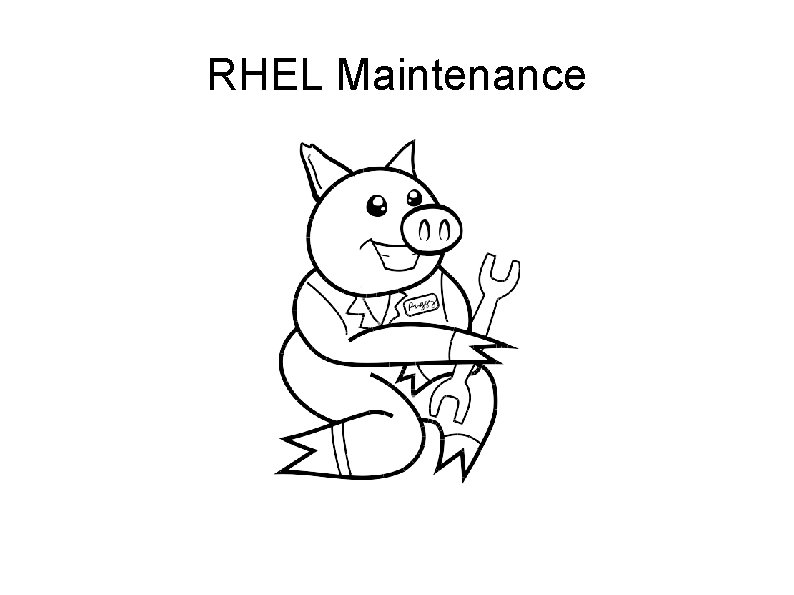 RHEL Maintenance 