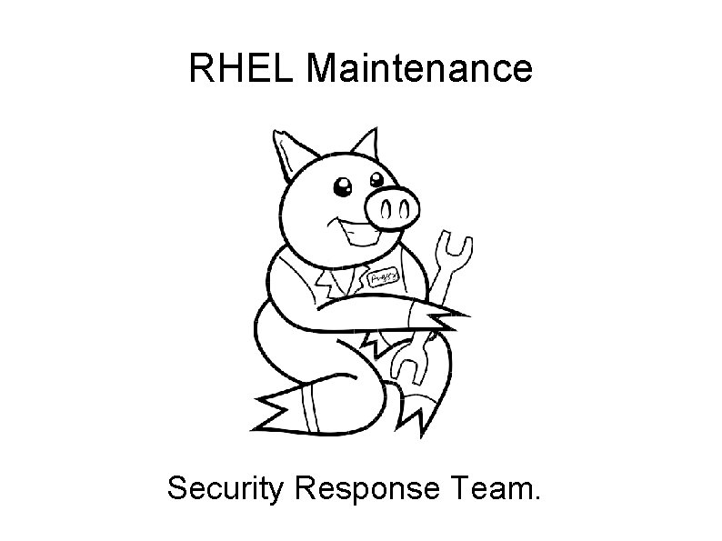 RHEL Maintenance Security Response Team. 