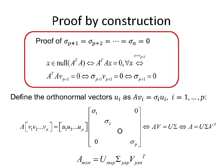Proof by construction 