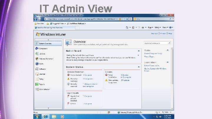 IT Admin View 