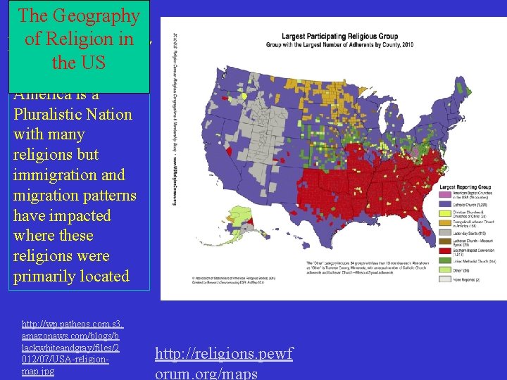 The U. S. Geography Religion of Religion in Landscape Survey the US America is