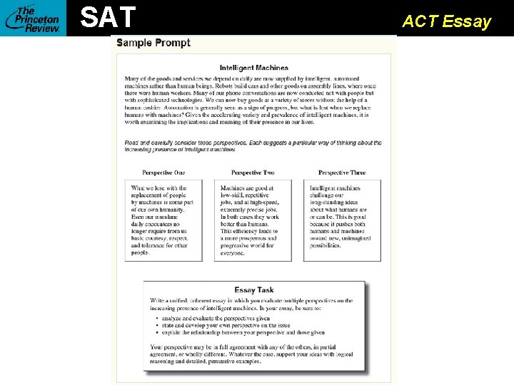 SAT ACT Essay 