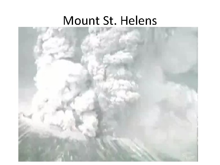 Mount St. Helens 