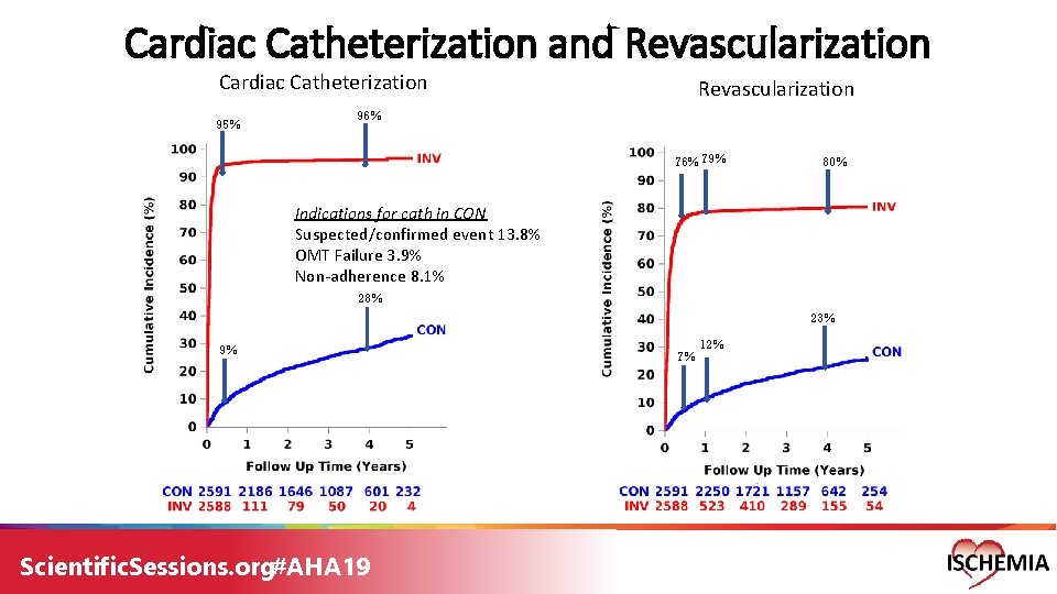 Cardiac Catheterization and Revascularization Cardiac Catheterization 95% Revascularization 96% 79% 80% Indications for cath Cardiac Catheterization and Revascularization Cardiac Catheterization 95% Revascularization 96% 79% 80% Indications for cath