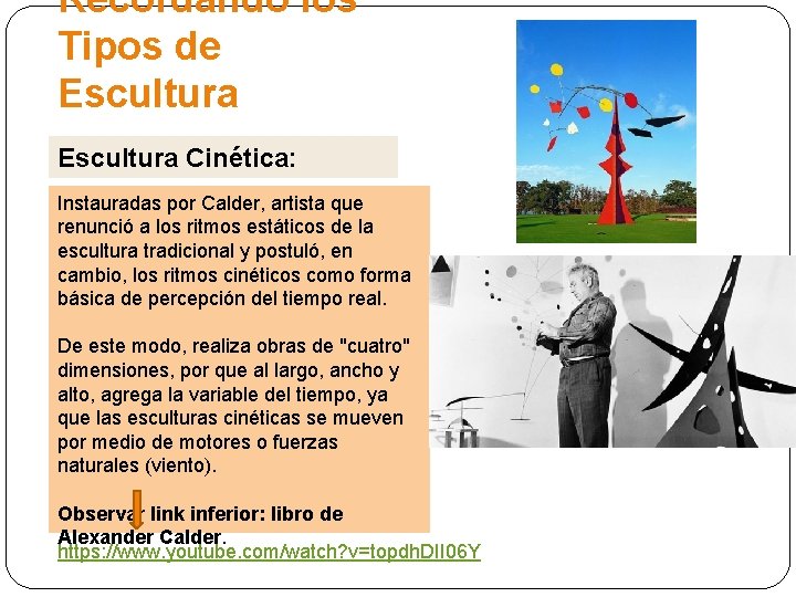 Recordando los Tipos de Escultura Cinética: Instauradas por Calder, artista que renunció a los