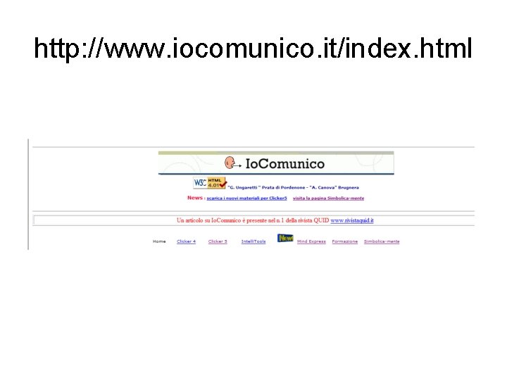 http: //www. iocomunico. it/index. html 