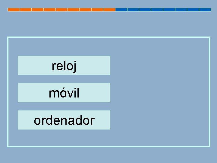 reloj móvil ordenador 