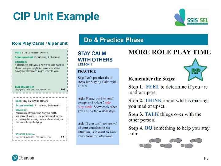 CIP Unit Example Role Play Cards / 6 per unit Do & Practice Phase