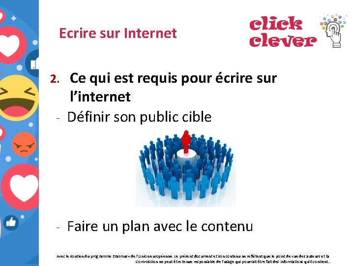 Ecrire sur Internet Ce qui est requis pour écrire sur l’internet - Définir son