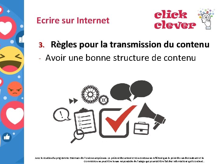 Ecrire sur Internet Règles pour la transmission du contenu - Avoir une bonne structure