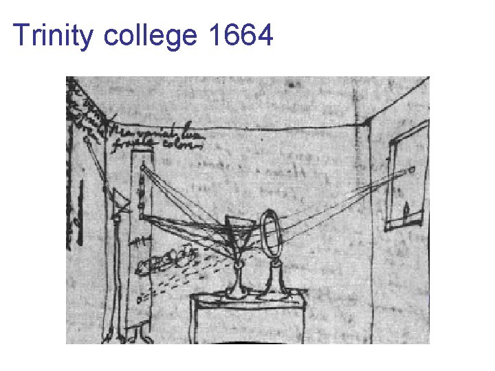 Trinity college 1664 