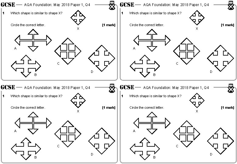 AQA Foundation: May 2018 Paper 1, Q 4 1 AQA Foundation: May 2018 Paper