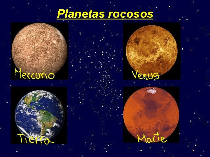 Planetas rocosos 