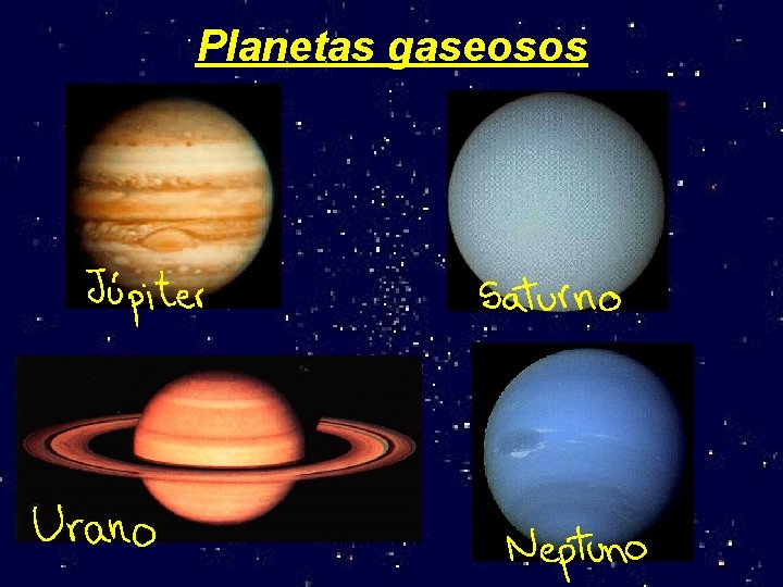 Planetas gaseosos 