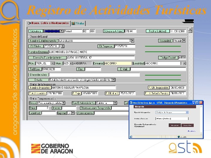 Registro de Actividades Turísticas 