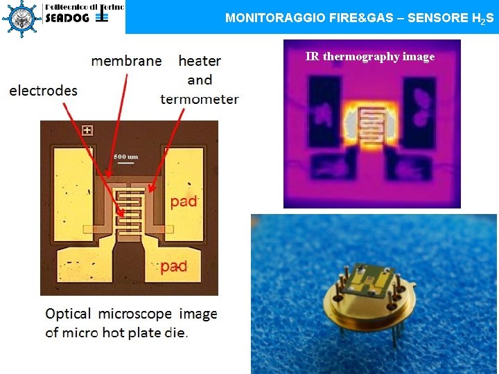 MONITORAGGIO FIRE&GAS – SENSORE H 2 S IR thermography image 