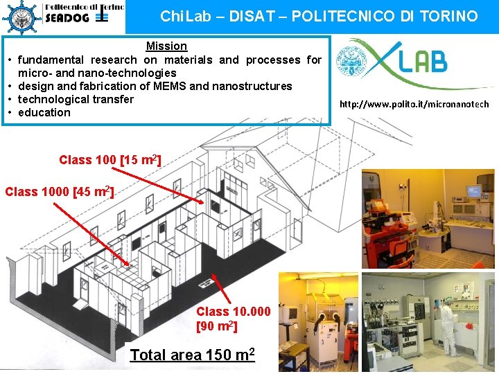 Chi. Lab – DISAT – POLITECNICO DI TORINO • • Mission fundamental research on