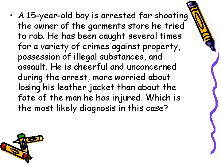  • A 15 -year-old boy is arrested for shooting the owner of the