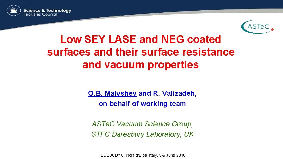 Low SEY LASE and NEG coated surfaces and their surface resistance and vacuum properties