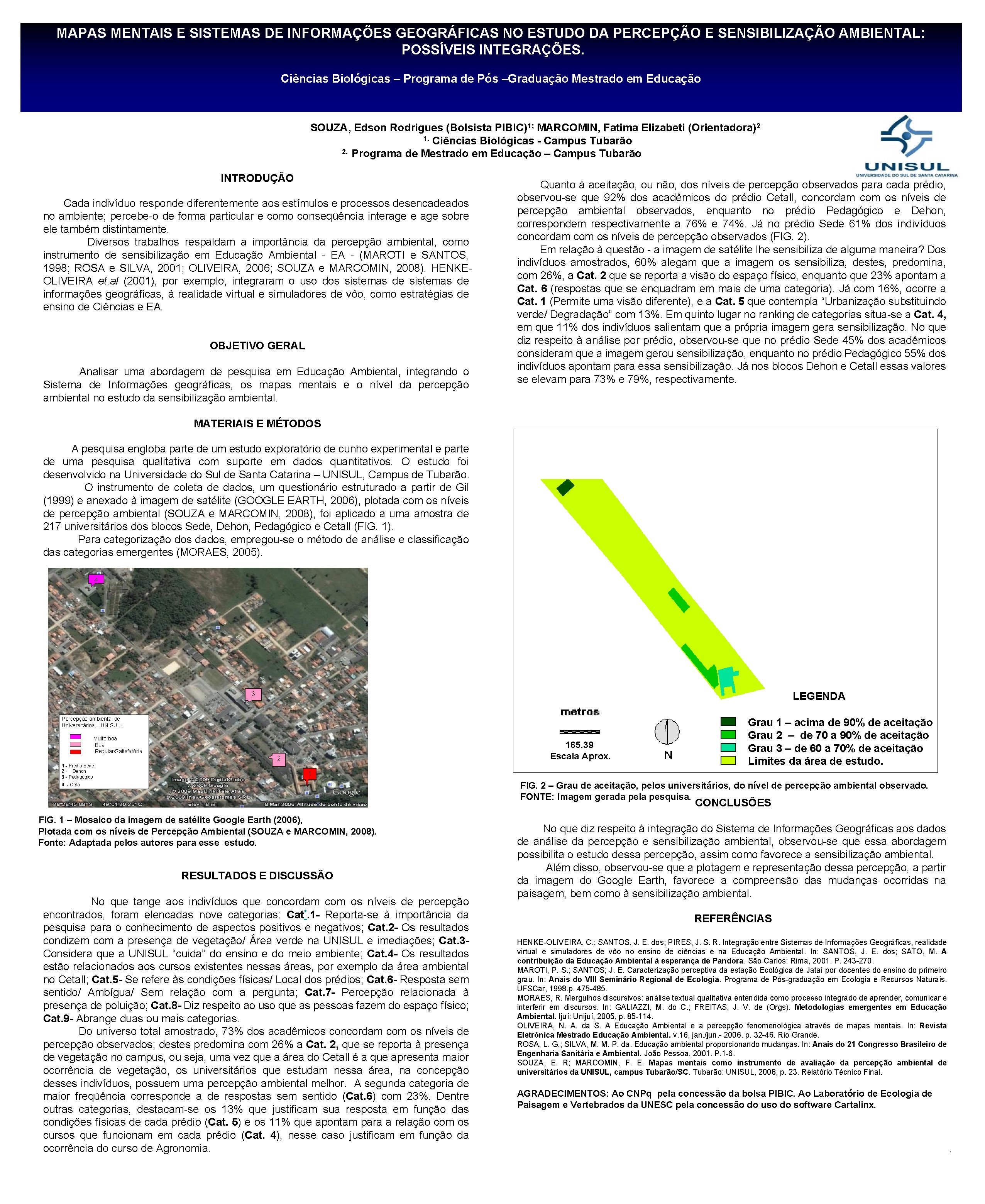 MAPAS MENTAIS E SISTEMAS DE INFORMAÇÕES GEOGRÁFICAS NO ESTUDO DA PERCEPÇÃO E SENSIBILIZAÇÃO AMBIENTAL: