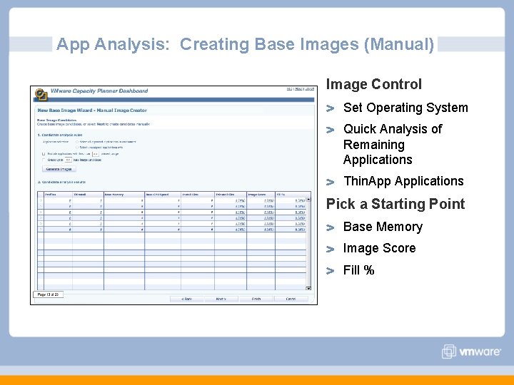 App Analysis: Creating Base Images (Manual) Image Control Set Operating System Quick Analysis of App Analysis: Creating Base Images (Manual) Image Control Set Operating System Quick Analysis of