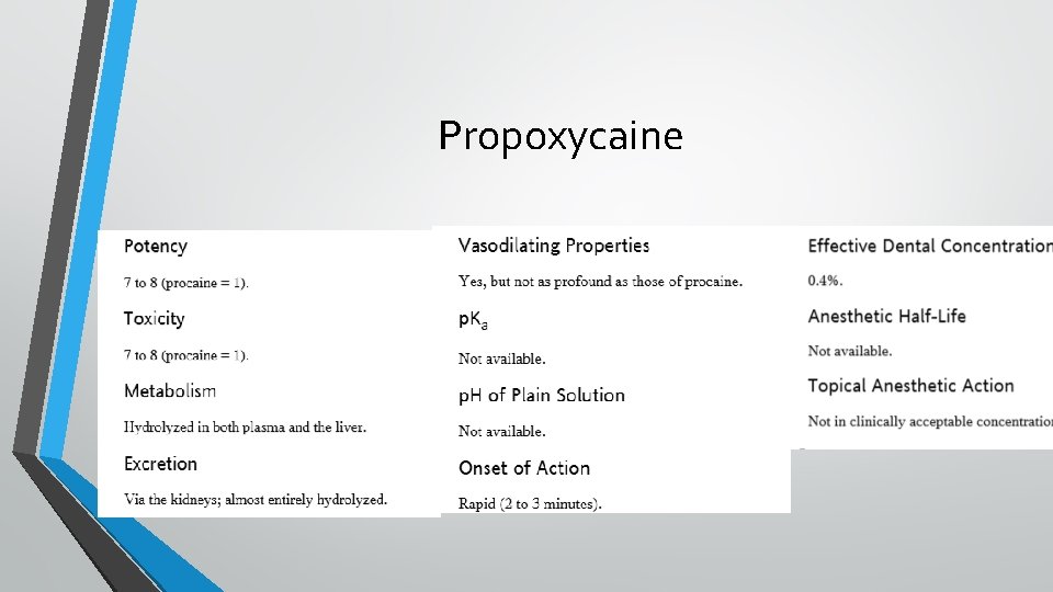 Propoxycaine 