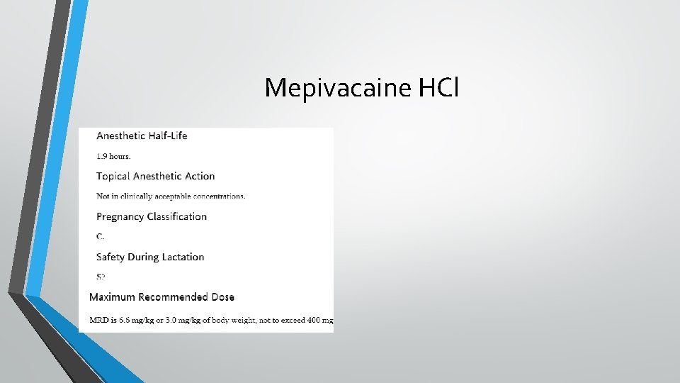 Mepivacaine HCl 