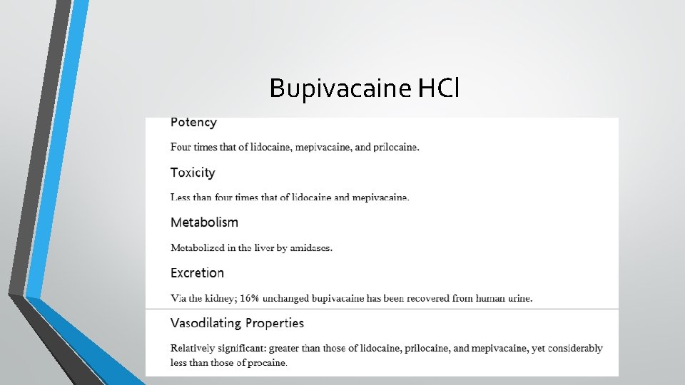 Bupivacaine HCl 