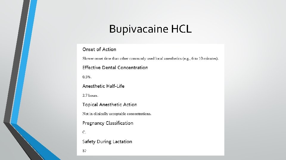 Bupivacaine HCL 