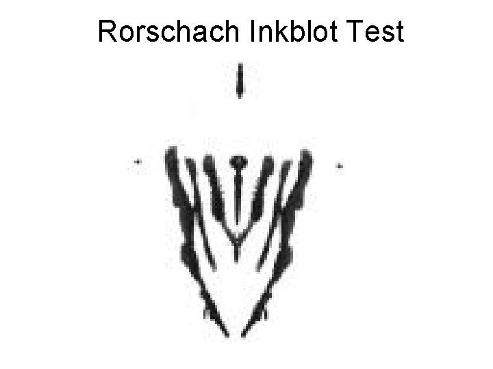 Rorschach Inkblot Test 