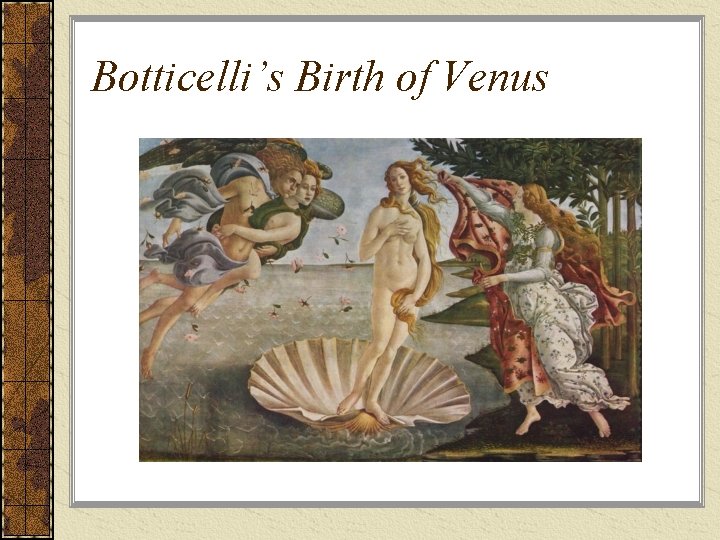 Botticelli’s Birth of Venus 