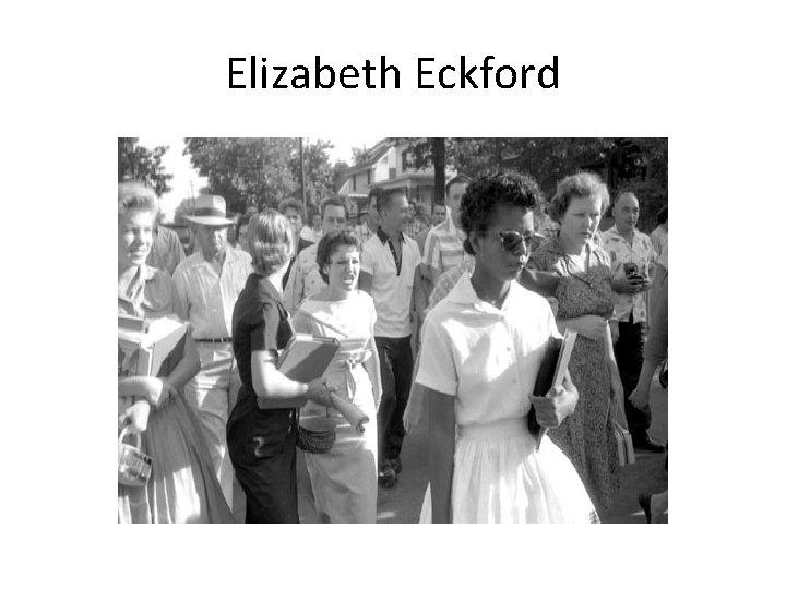 Elizabeth Eckford 