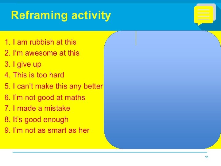 The Pygmalion effect 16 