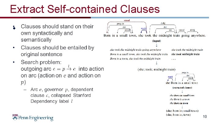 Extract Self-contained Clauses • 10 
