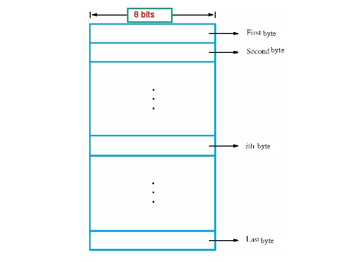 8 bits byte 