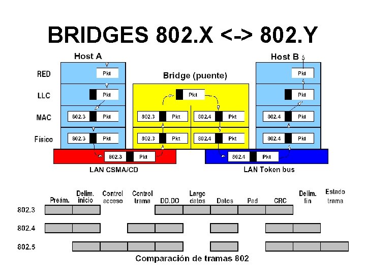 BRIDGES 802. X <-> 802. Y 