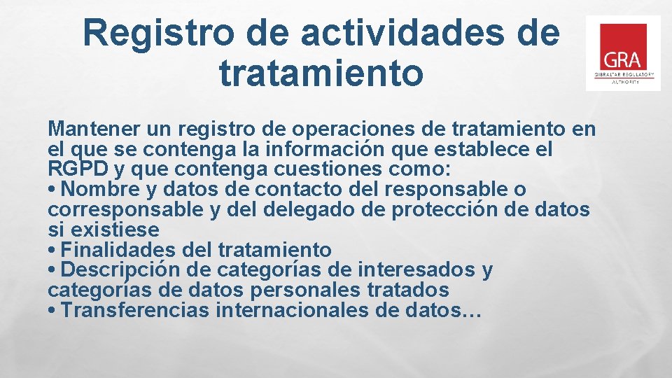 Reglamento General de Proteccin de Datos RGPD Paul