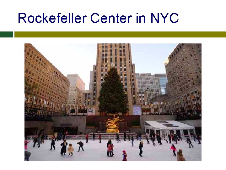 Rockefeller Center in NYC 