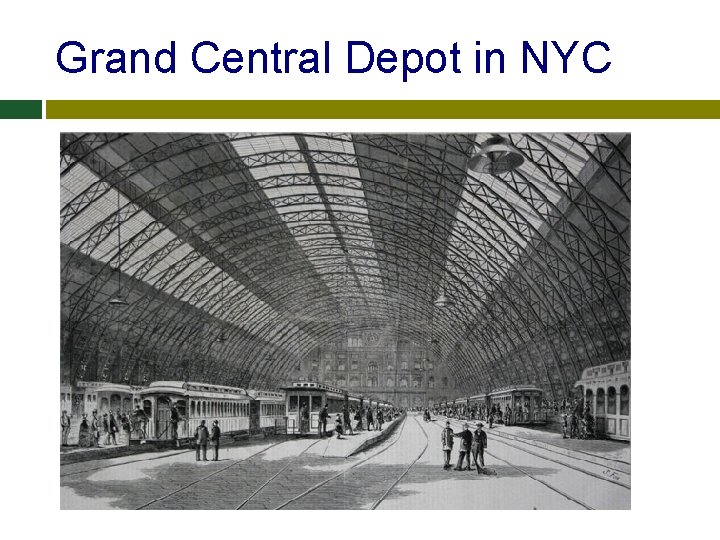 Grand Central Depot in NYC 