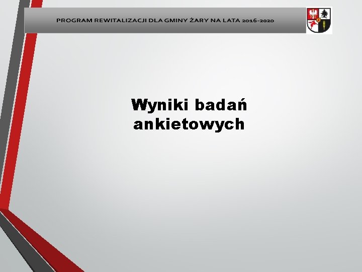 Wyniki badań ankietowych 